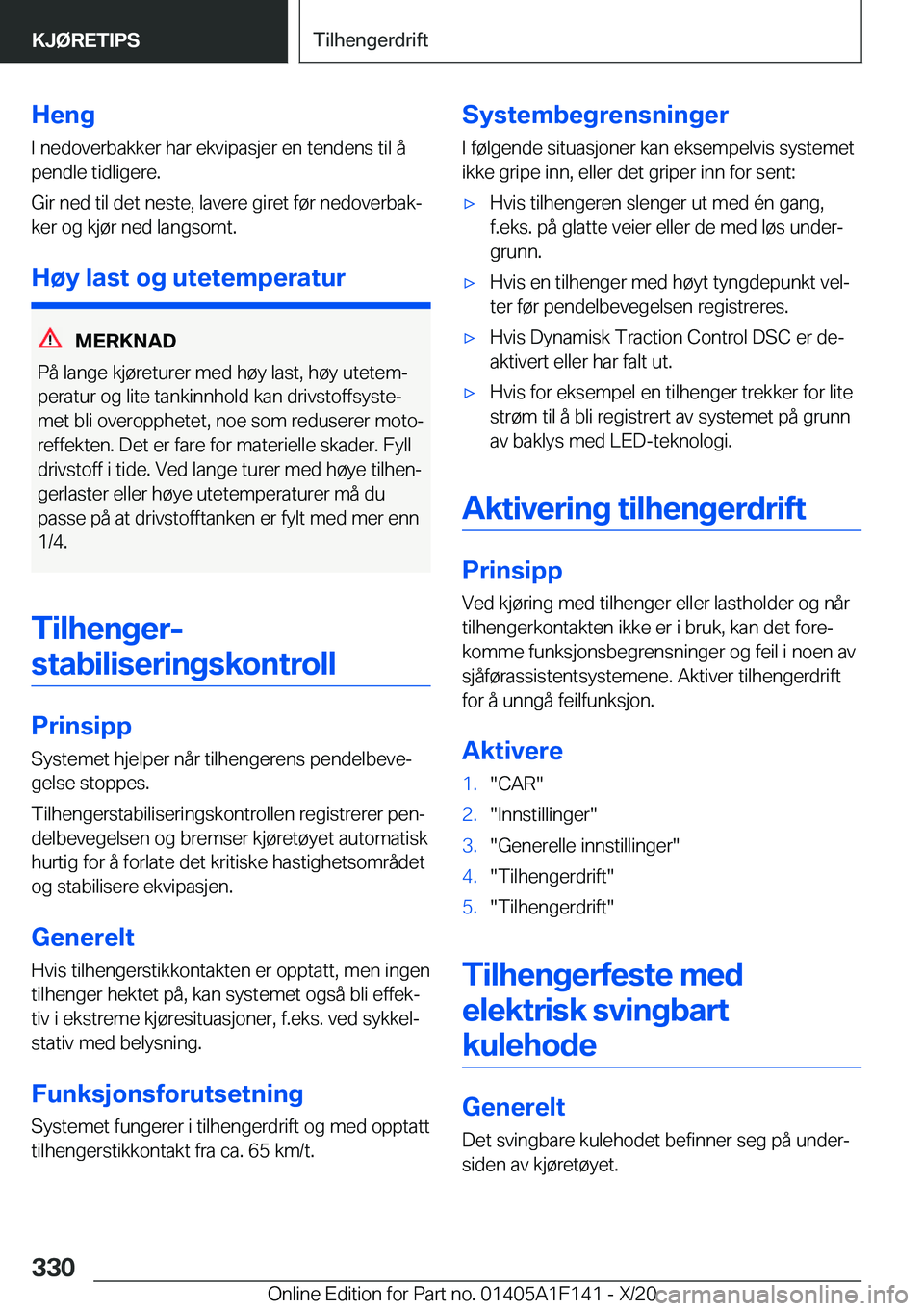 BMW X6 2021  InstruksjonsbØker (in Norwegian) �H�e�n�g�I��n�e�d�o�v�e�r�b�a�k�k�e�r��h�a�r��e�k�v�i�p�a�s�j�e�r��e�n��t�e�n�d�e�n�s��t�i�l��å
�p�e�n�d�l�e��t�i�d�l�i�g�e�r�e�.
�G�i�r��n�e�d��t�i�l��d�e�t��n�e�s�t�e�,��l�a�v�e�r�e��