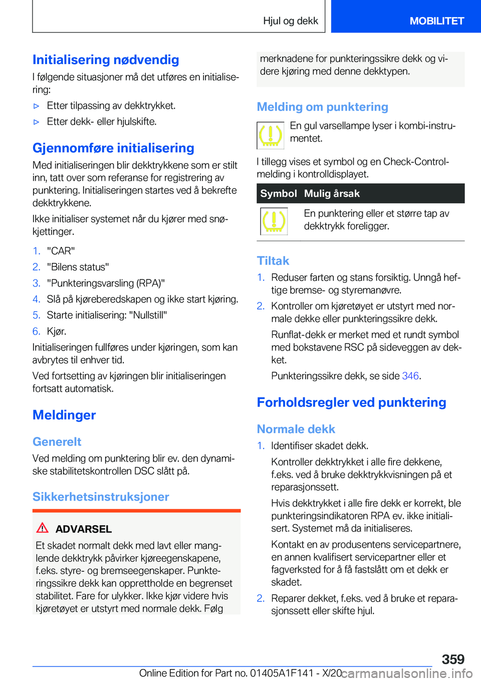 BMW X6 2021  InstruksjonsbØker (in Norwegian) �I�n�i�t�i�a�l�i�s�e�r�i�n�g��n�