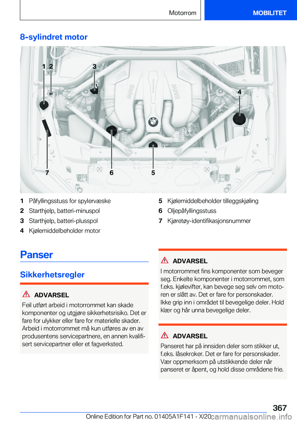 BMW X6 2021  InstruksjonsbØker (in Norwegian) �8�-�s�y�l�i�n�d�r�e�t��m�o�t�o�r�1�P�å�f�y�l�l�i�n�g�s�s�t�u�s�s��f�o�r��s�p�y�l�e�r�v�æ�s�k�e�2�S�t�a�r�t�h�j�e�l�p�,��b�a�t�t�e�r�i�-�m�i�n�u�s�p�o�l�3�S�t�a�r�t�h�j�e�l�p�,��b�a�t�t�e�r�i�-