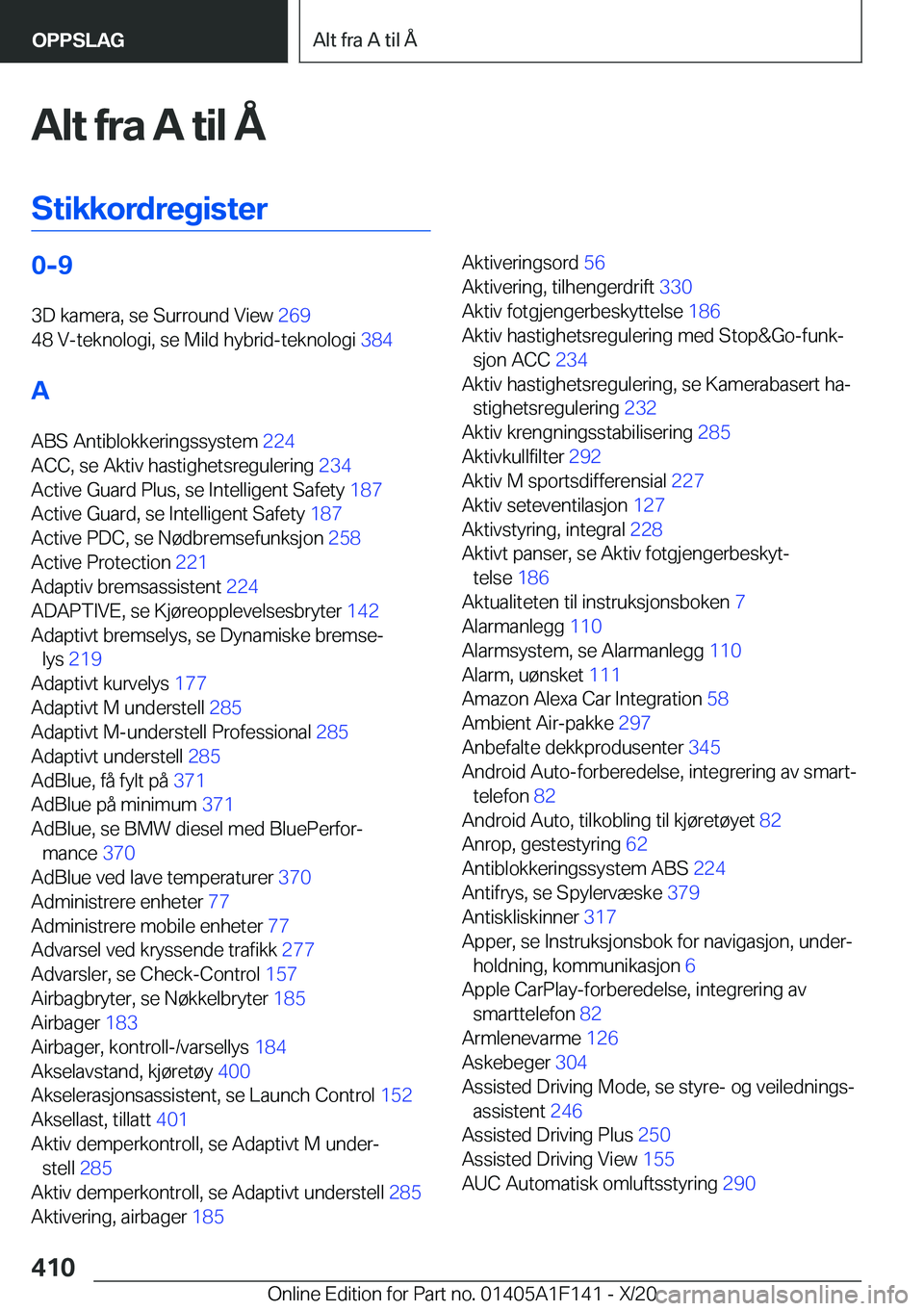 BMW X6 2021  InstruksjonsbØker (in Norwegian) �A�l�t��f�r�a��A��t�i�l��