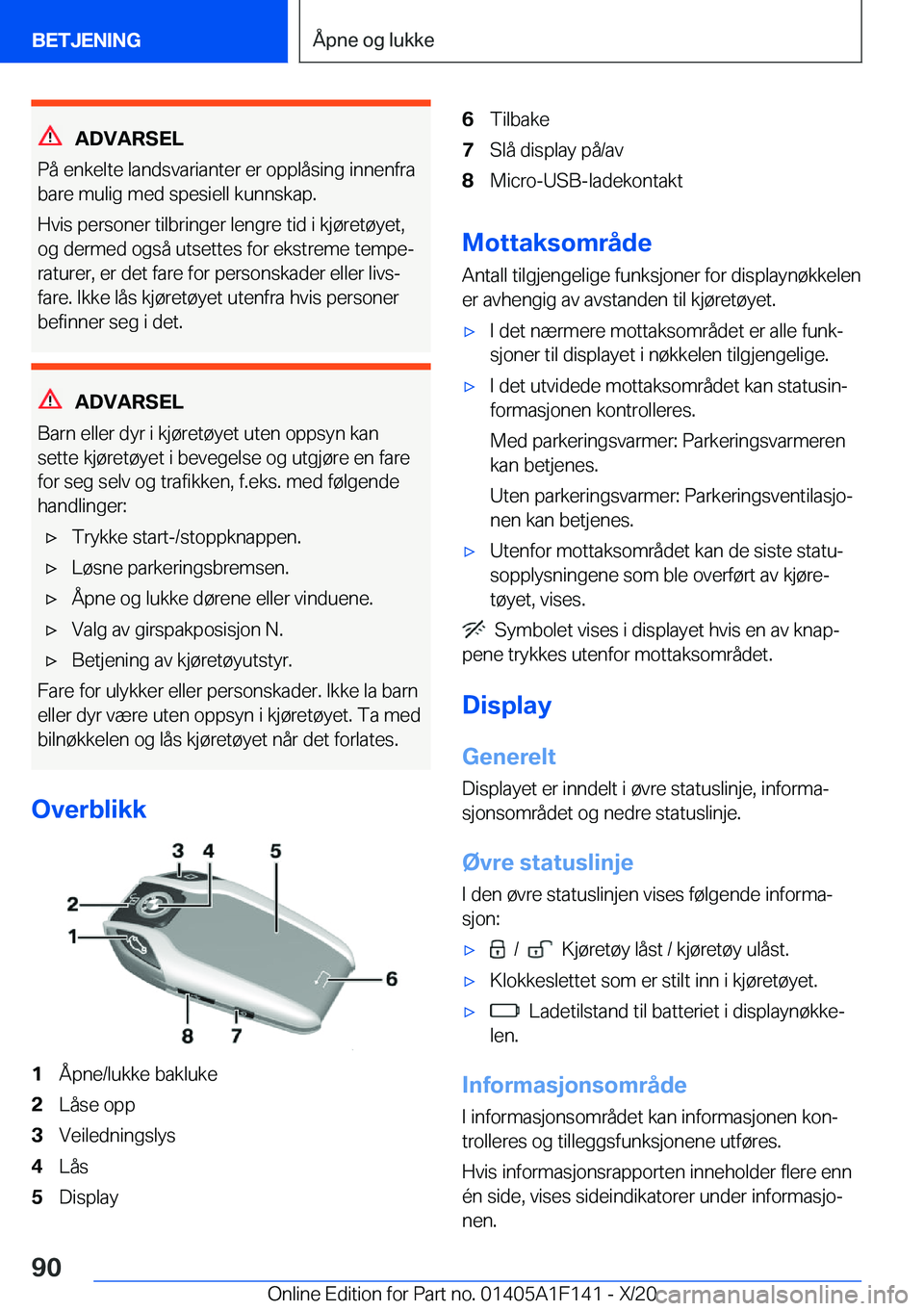 BMW X6 2021  InstruksjonsbØker (in Norwegian) �A�D�V�A�R�S�E�L
�P�å��e�n�k�e�l�t�e��l�a�n�d�s�v�a�r�i�a�n�t�e�r��e�r��o�p�p�l�å�s�i�n�g��i�n�n�e�n�f�r�a �b�a�r�e��m�u�l�i�g��m�e�d��s�p�e�s�i�e�l�l��k�u�n�n�s�k�a�p�.
�H�v�i�s��p�e�r�s�