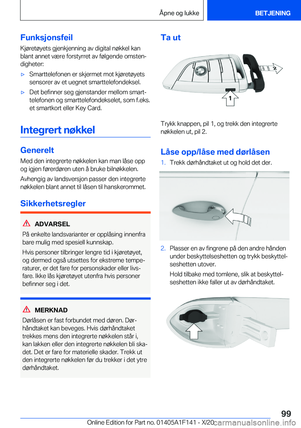 BMW X6 2021  InstruksjonsbØker (in Norwegian) �F�u�n�k�s�j�o�n�s�f�e�i�l
�K�j�