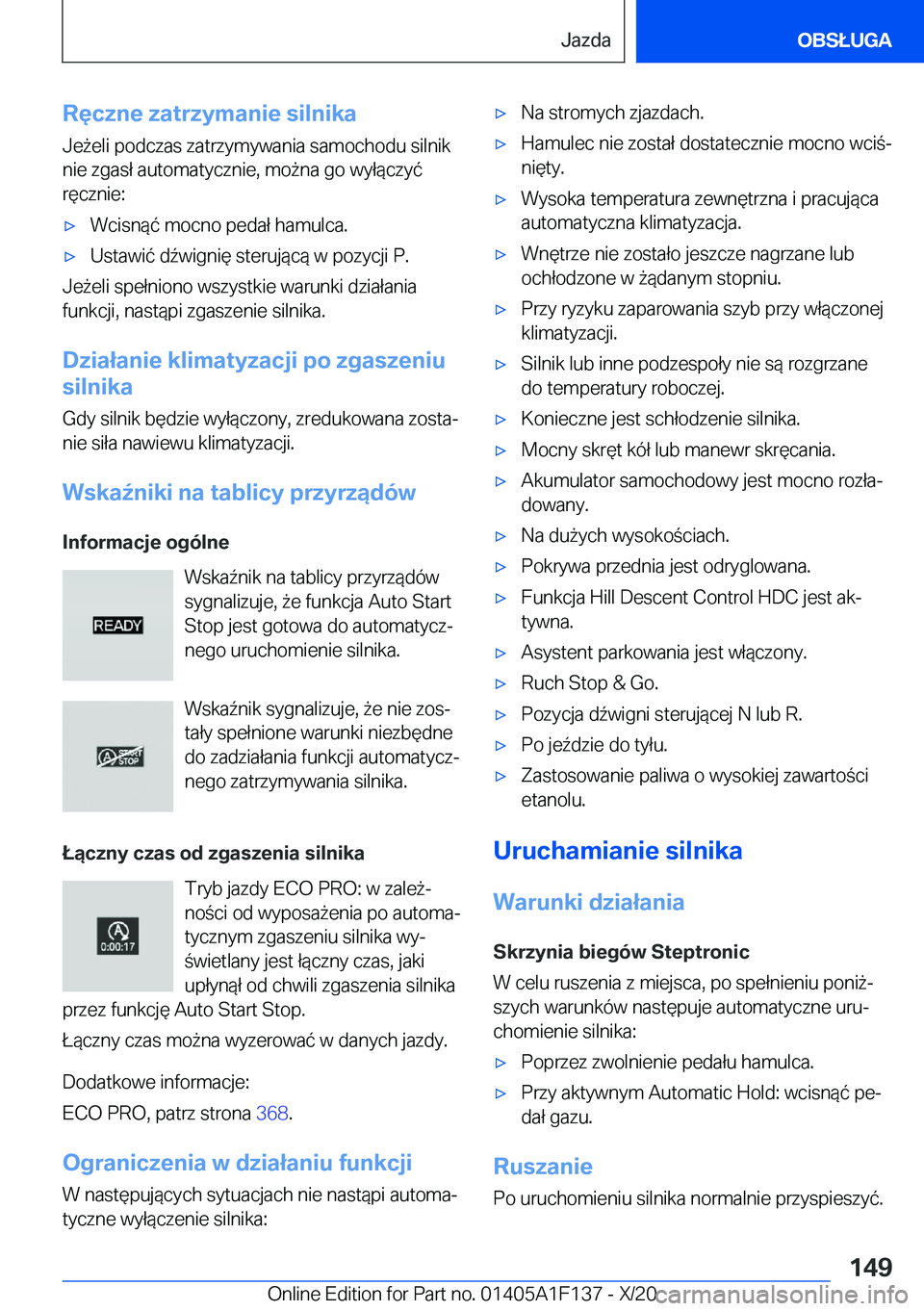 BMW X6 2021  Instrukcja obsługi (in Polish) �R�