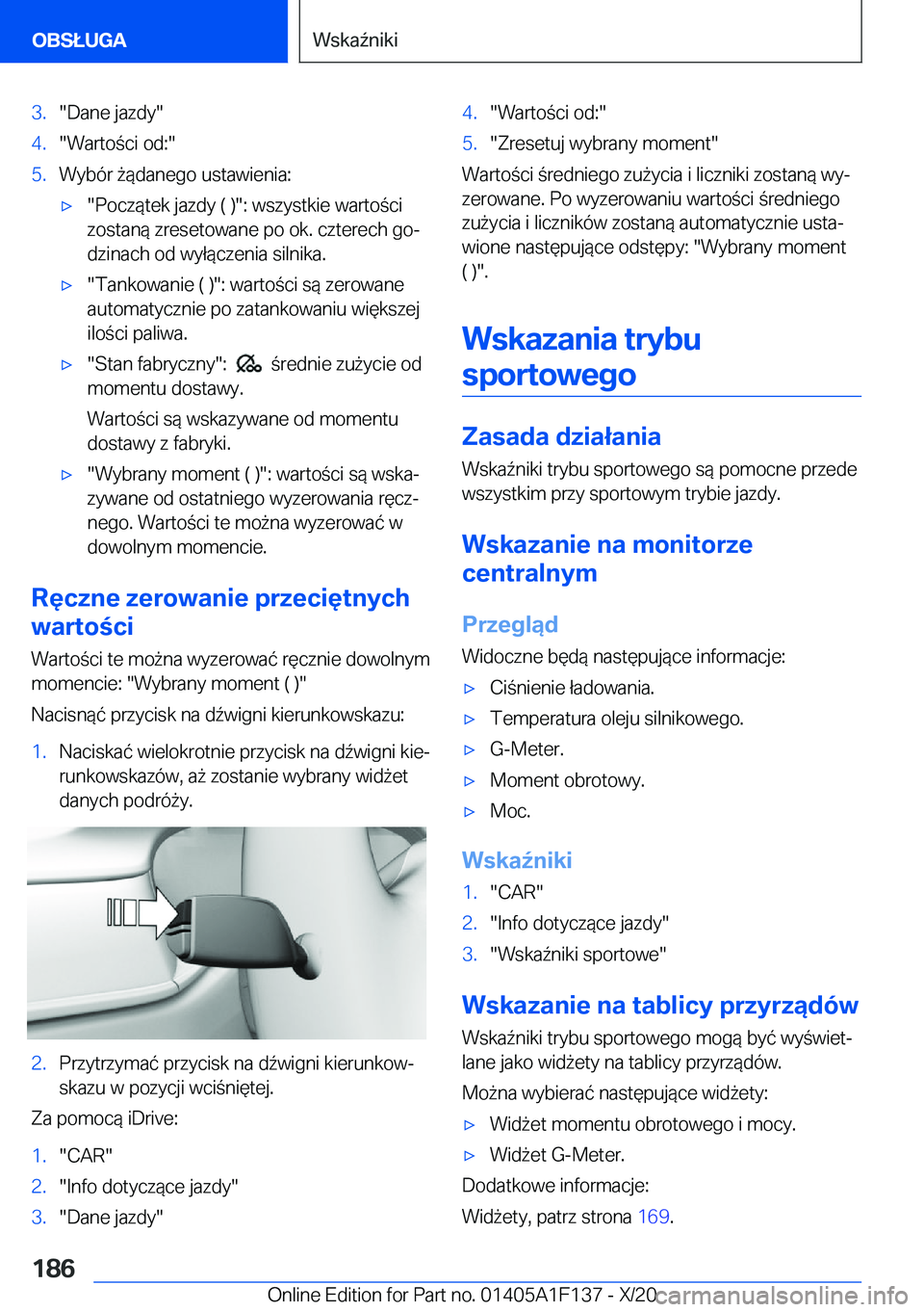 BMW X6 2021  Instrukcja obsługi (in Polish) �3�.��D�a�n�e��j�a�z�d�y��4�.��W�a�r�t�o�c�i��o�d�:��5�.�W�y�b�