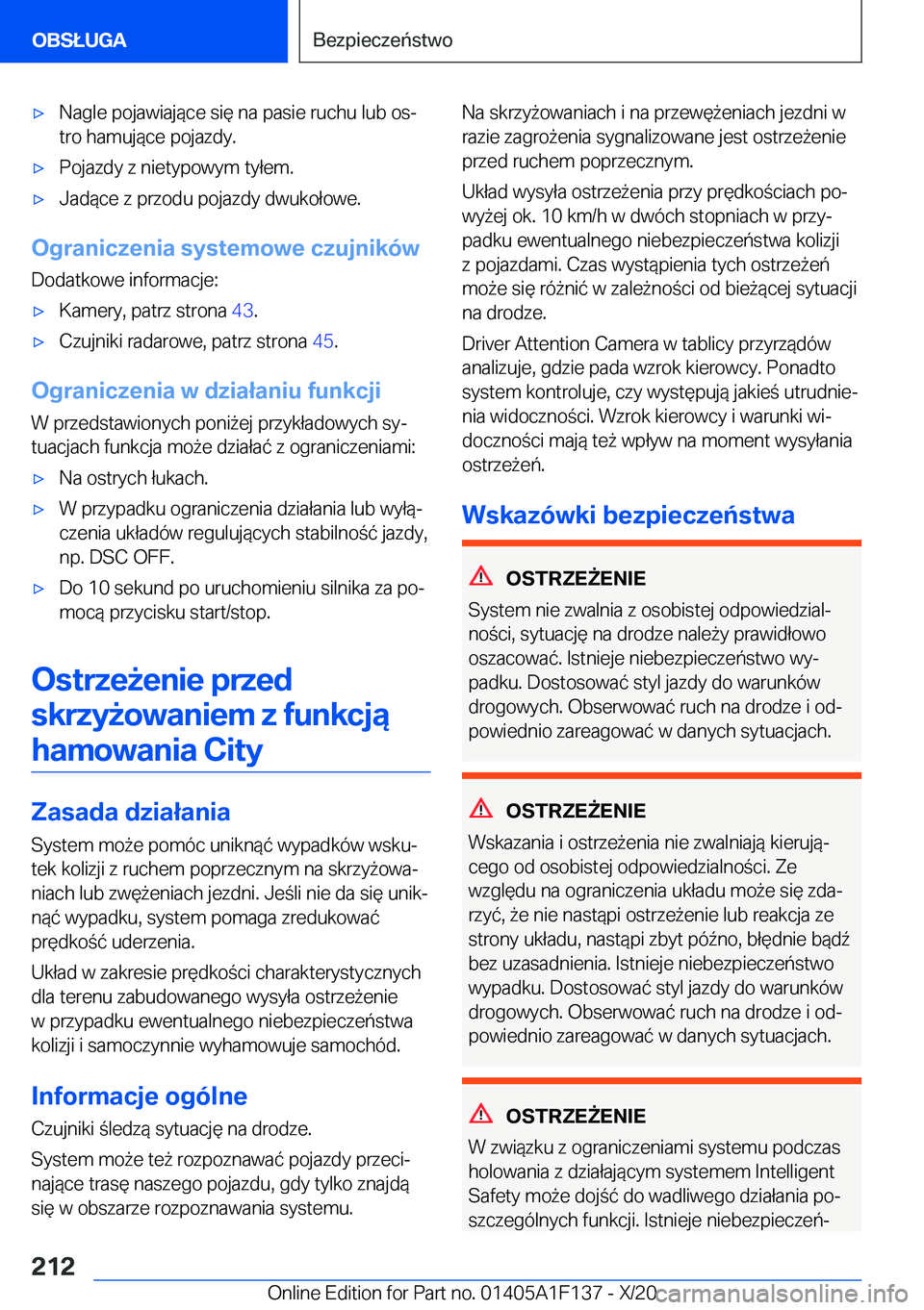 BMW X6 2021  Instrukcja obsługi (in Polish) 'x�N�a�g�l�e��p�o�j�a�w�i�a�j�
