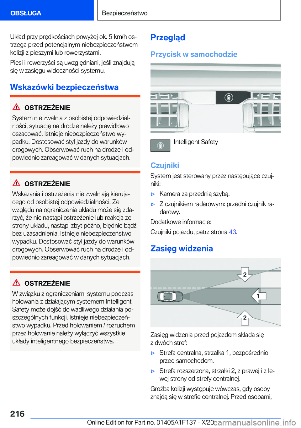 BMW X6 2021  Instrukcja obsługi (in Polish) �U�k�ł�a�d��p�r�z�y��p�r�