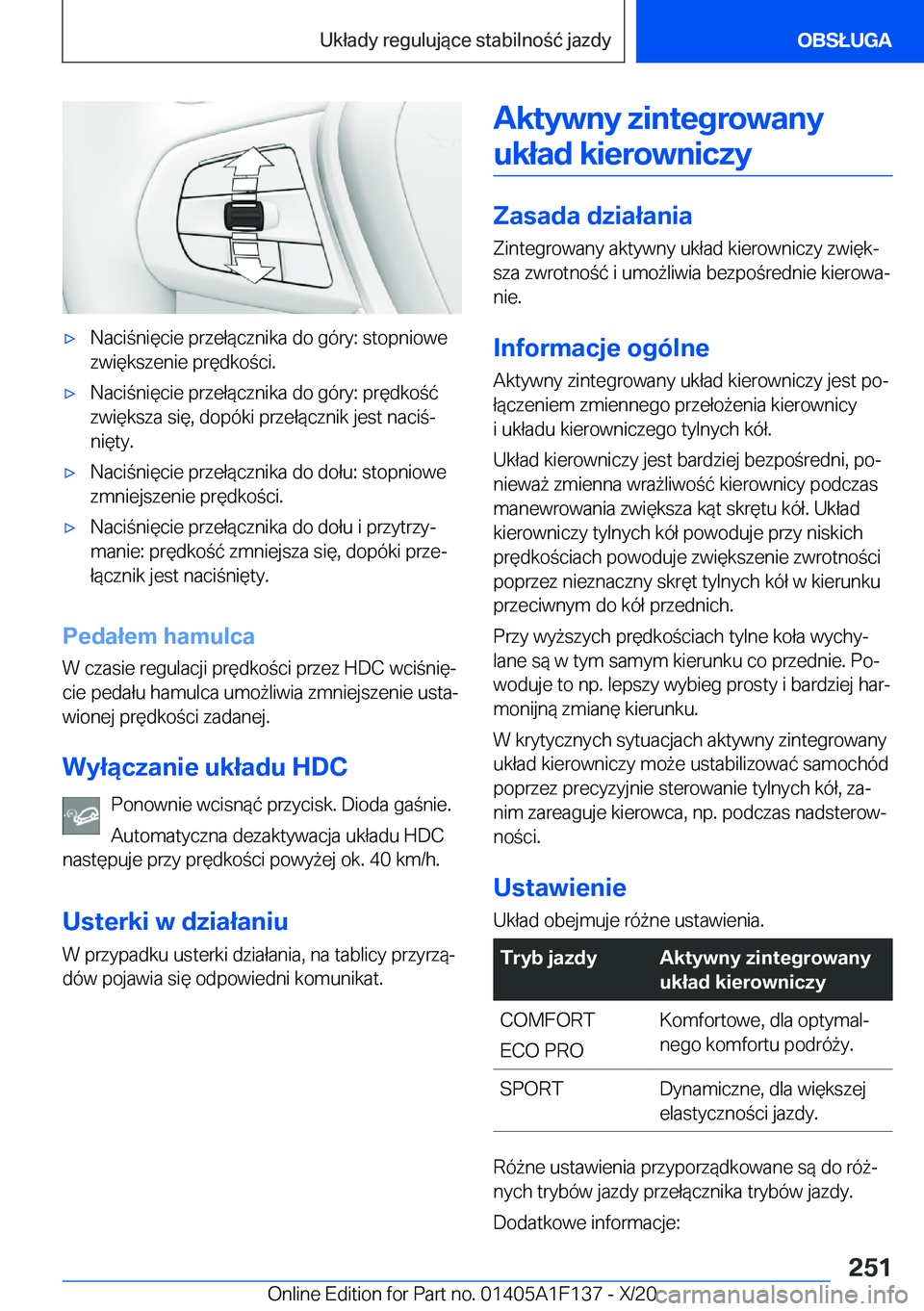 BMW X6 2021  Instrukcja obsługi (in Polish) 'x�N�a�c�i�n�i�