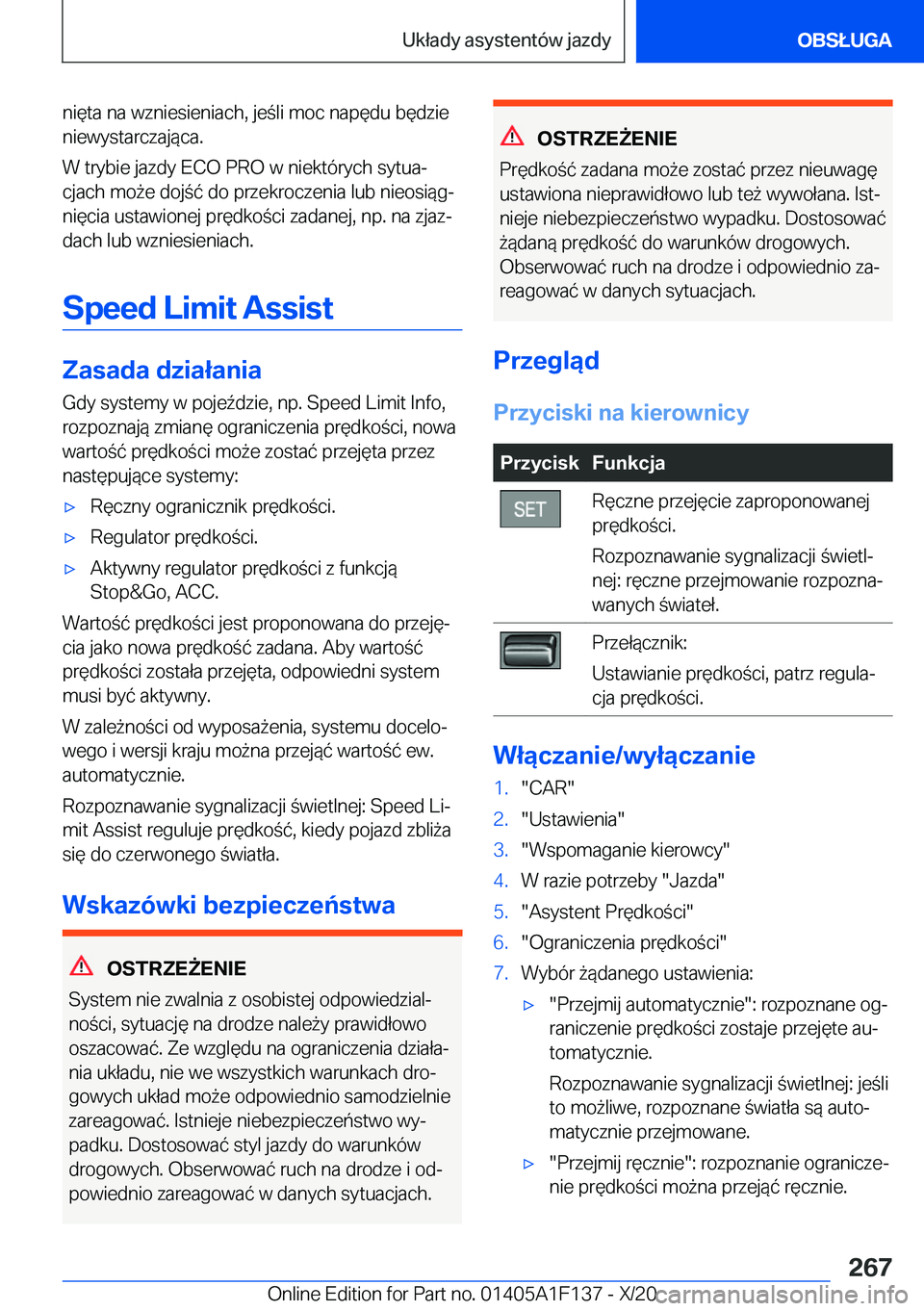 BMW X6 2021  Instrukcja obsługi (in Polish) �n�i�