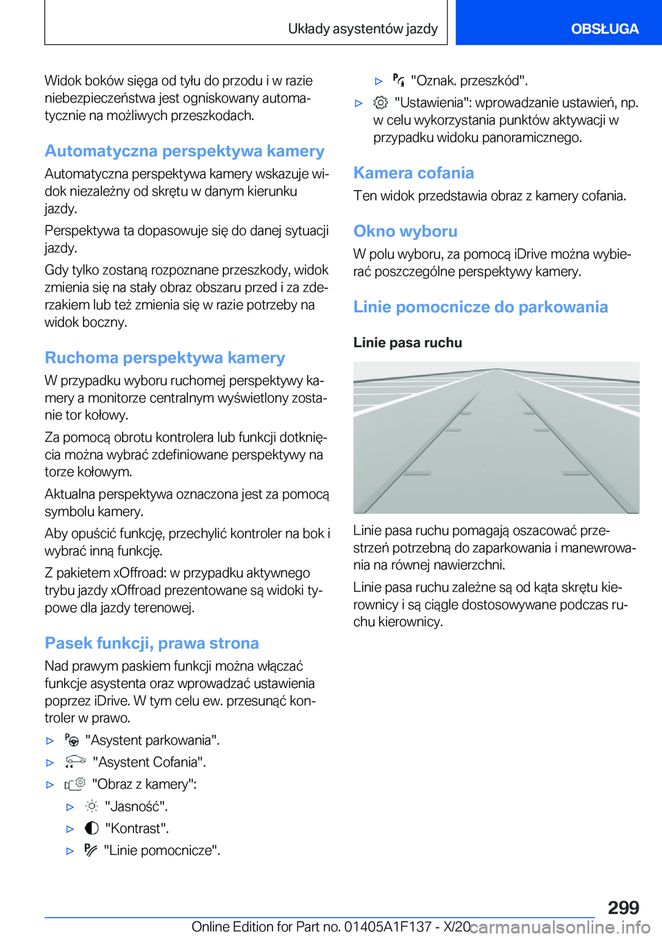 BMW X6 2021  Instrukcja obsługi (in Polish) �W�i�d�o�k��b�o�k�