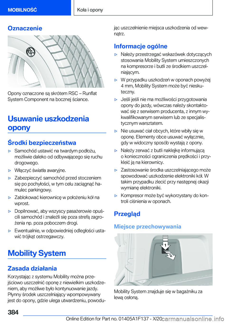 BMW X6 2021  Instrukcja obsługi (in Polish) �O�z�n�a�c�z�e�n�i�e
�O�p�o�n�y��o�z�n�a�c�z�o�n�e��s�