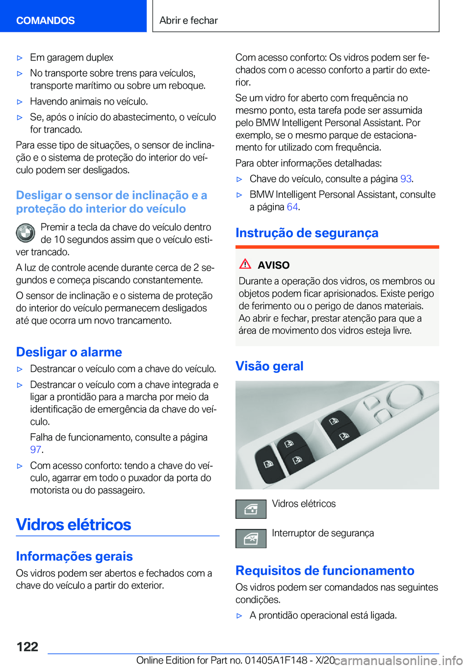 BMW X6 2021  Manual do condutor (in Portuguese) x�E�m��g�a�r�a�g�e�m��d�u�p�l�e�xx�N�o��t�r�a�n�s�p�o�r�t�e��s�o�b�r�e��t�r�e�n�s��p�a�r�a��v�e�