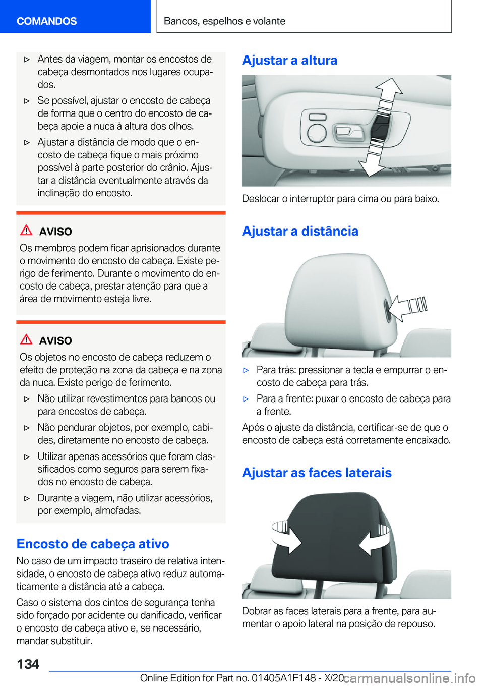 BMW X6 2021  Manual do condutor (in Portuguese) x�A�n�t�e�s��d�a��v�i�a�g�e�m�,��m�o�n�t�a�r��o�s��e�n�c�o�s�t�o�s��d�e
�c�a�b�e�