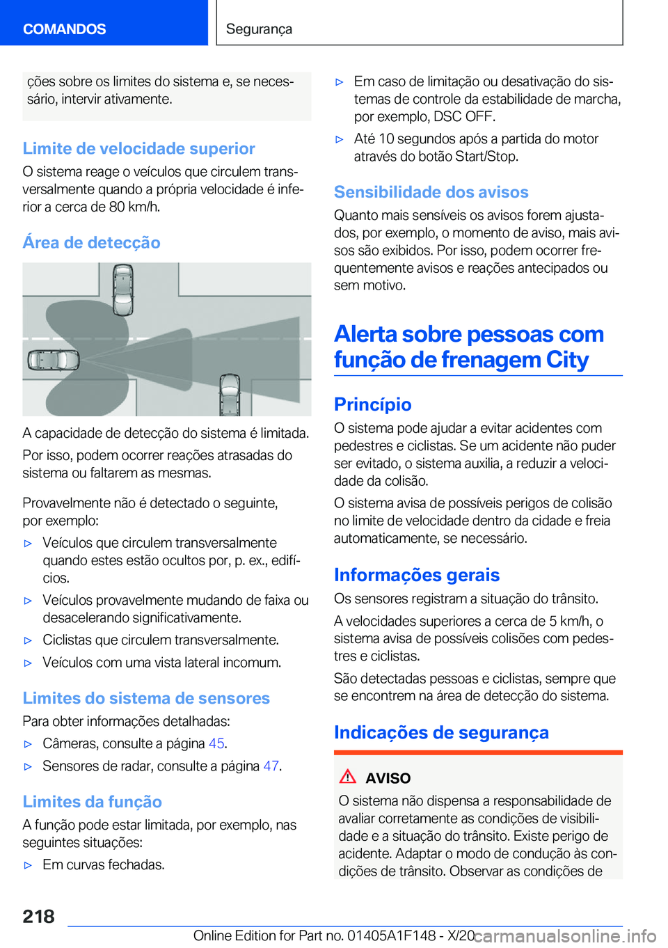BMW X6 2021  Manual do condutor (in Portuguese) �