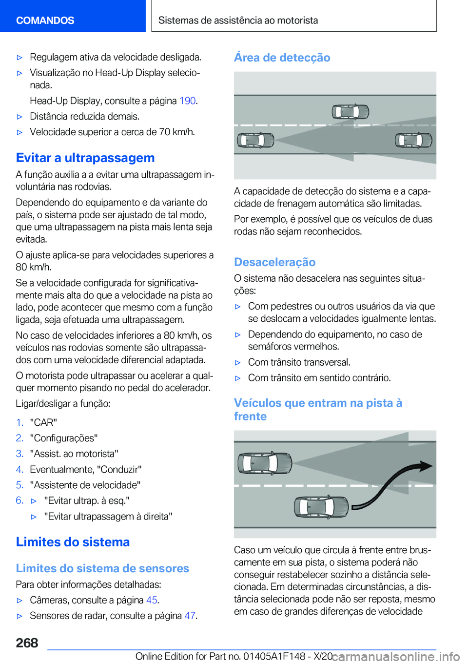 BMW X6 2021  Manual do condutor (in Portuguese) x�R�e�g�u�l�a�g�e�m��a�t�i�v�a��d�a��v�e�l�o�c�i�d�a�d�e��d�e�s�l�i�g�a�d�a�.x�V�i�s�u�a�l�i�z�a�