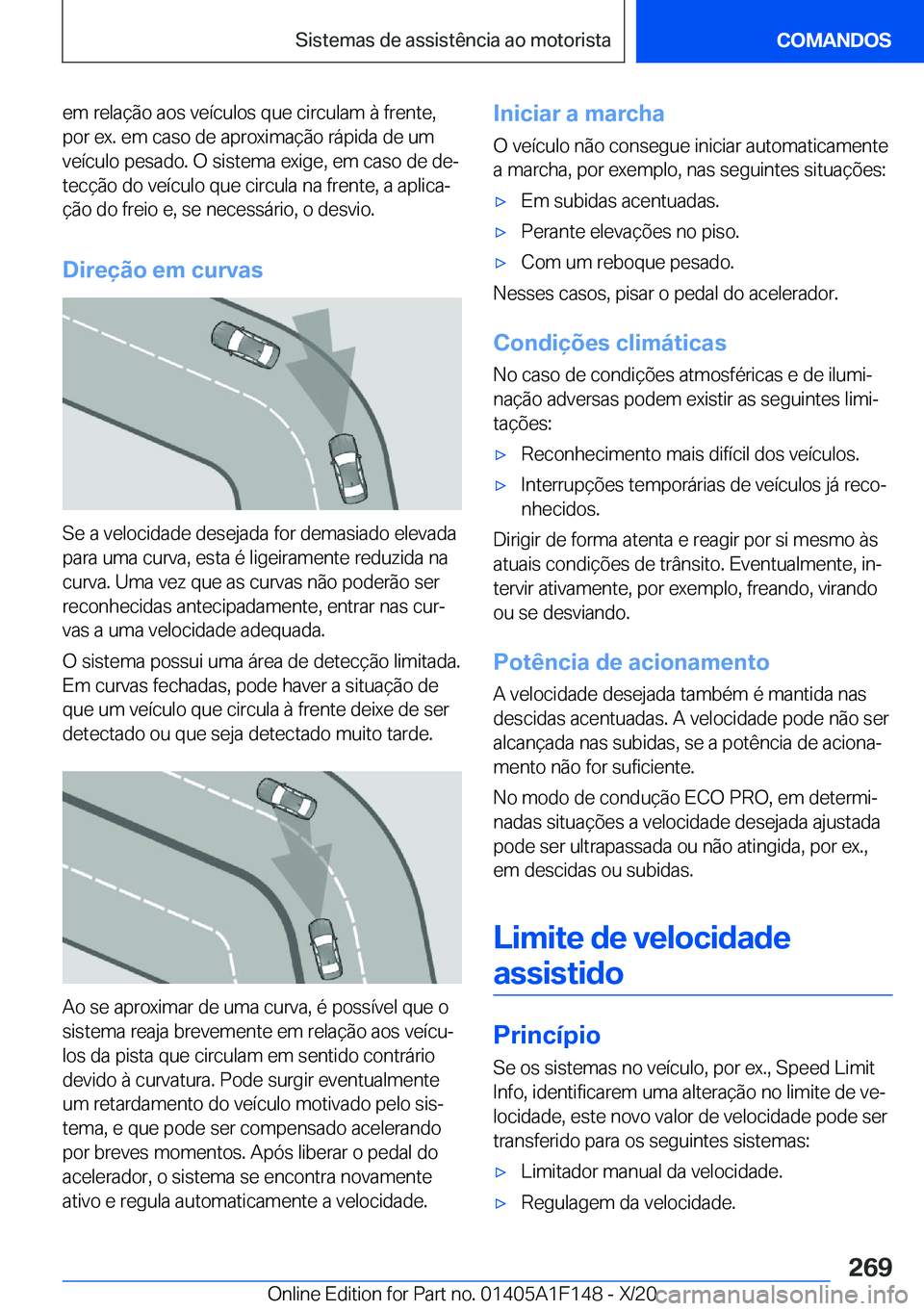 BMW X6 2021  Manual do condutor (in Portuguese) �e�m��r�e�l�a�