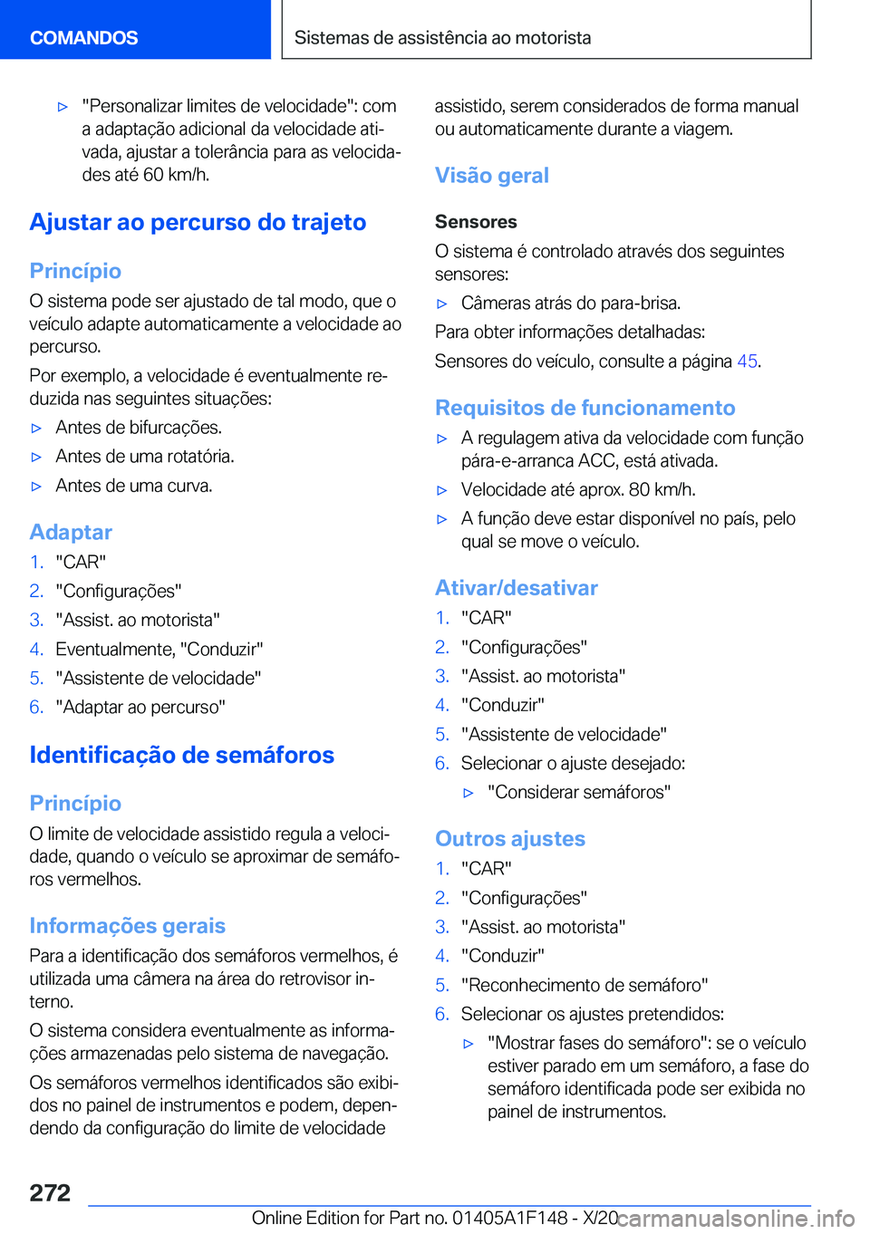 BMW X6 2021  Manual do condutor (in Portuguese) x��P�e�r�s�o�n�a�l�i�z�a�r��l�i�m�i�t�e�s��d�e��v�e�l�o�c�i�d�a�d�e��:��c�o�m
�a��a�d�a�p�t�a�
