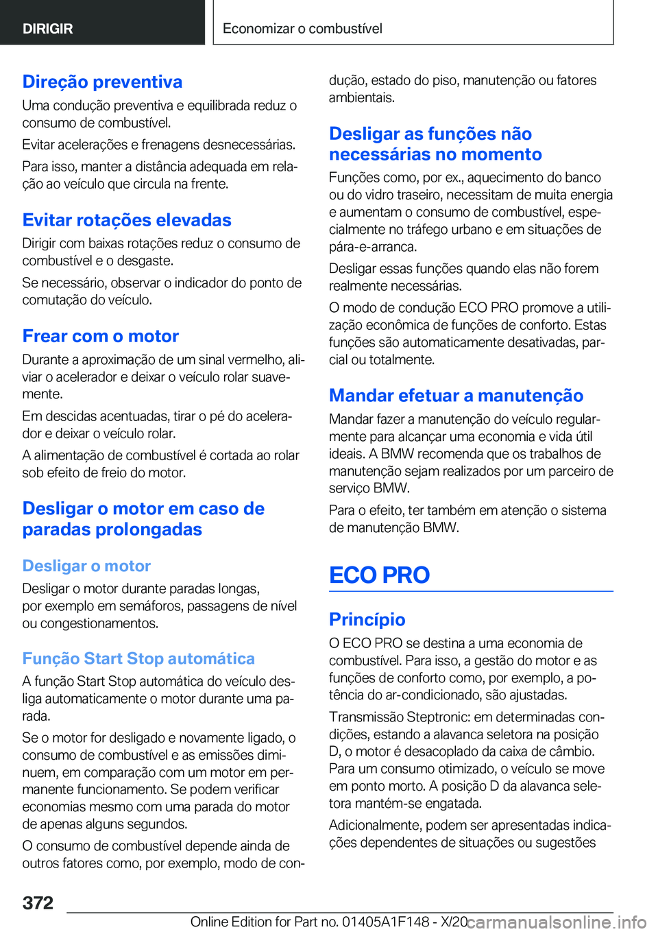 BMW X6 2021  Manual do condutor (in Portuguese) �D�i�r�e�