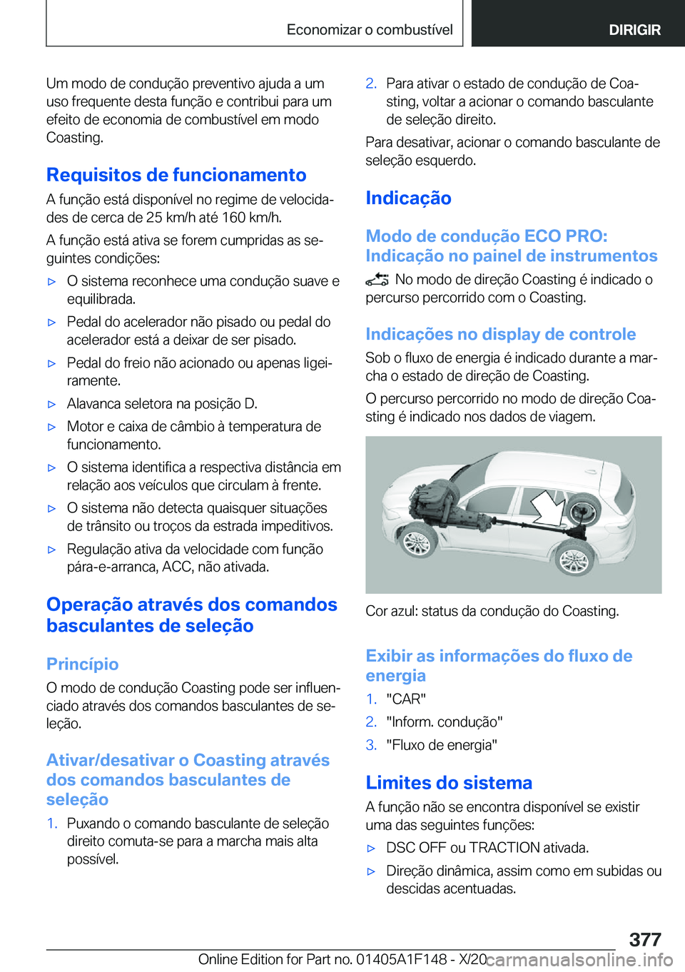 BMW X6 2021  Manual do condutor (in Portuguese) �U�m��m�o�d�o��d�e��c�o�n�d�u�