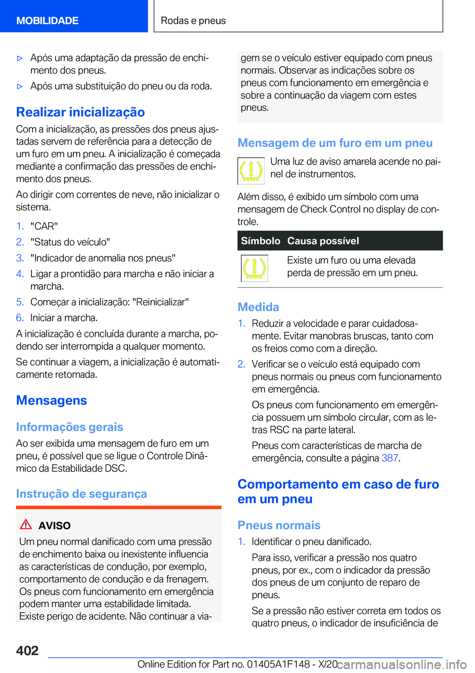 BMW X6 2021  Manual do condutor (in Portuguese) x�A�p�ó�s��u�m�a��a�d�a�p�t�a�