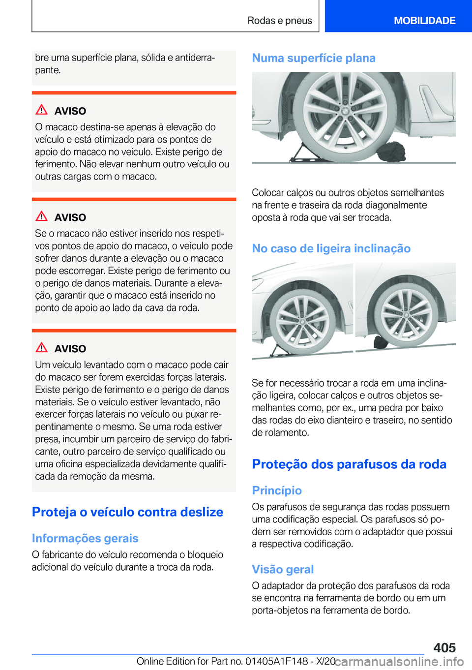 BMW X6 2021  Manual do condutor (in Portuguese) �b�r�e��u�m�a��s�u�p�e�r�f�
