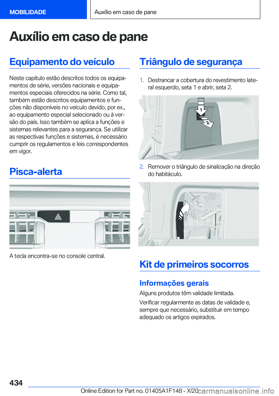 BMW X6 2021  Manual do condutor (in Portuguese) �A�u�x�