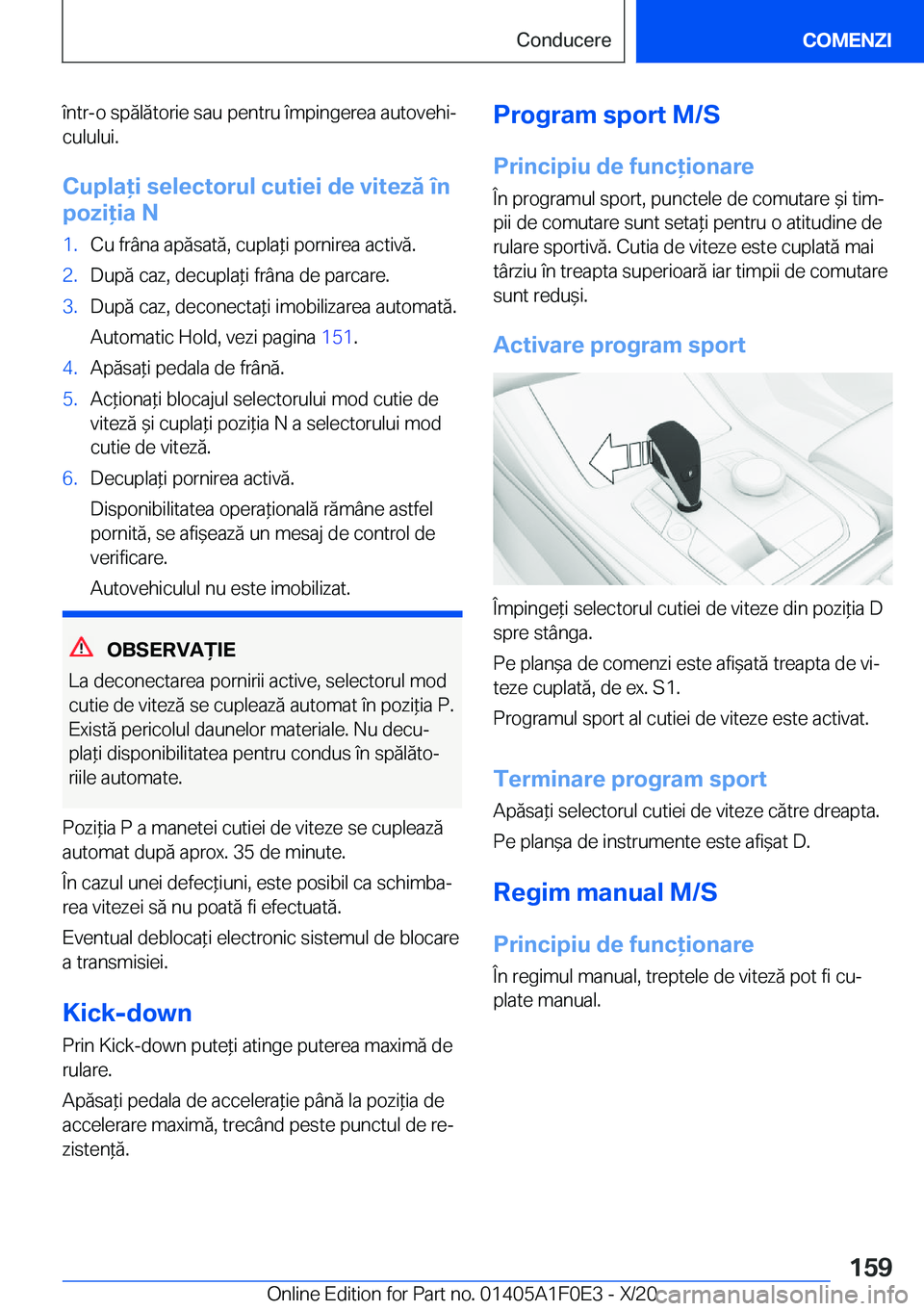 BMW X6 2021  Ghiduri De Utilizare (in Romanian) �