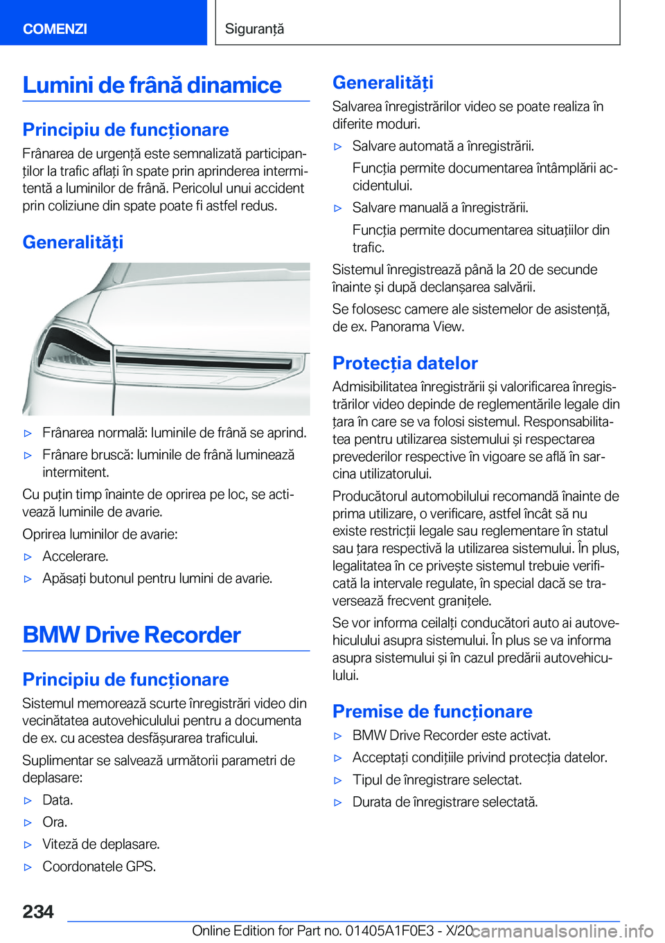 BMW X6 2021  Ghiduri De Utilizare (in Romanian) �L�u�m�i�n�i��d�e��f�r�