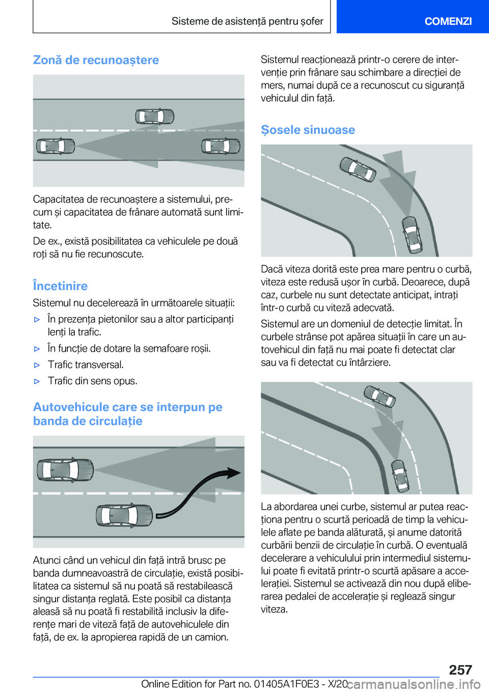 BMW X6 2021  Ghiduri De Utilizare (in Romanian) �Z�o�n�