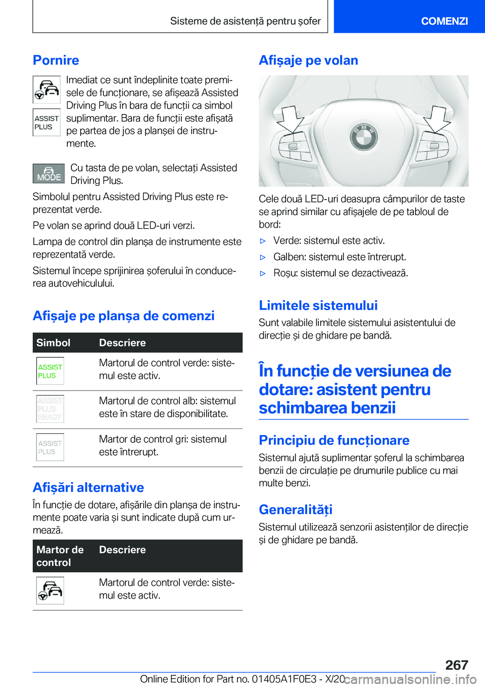 BMW X6 2021  Ghiduri De Utilizare (in Romanian) �P�o�r�n�i�r�e�I�m�e�d�i�a�t��c�e��s�u�n�t��