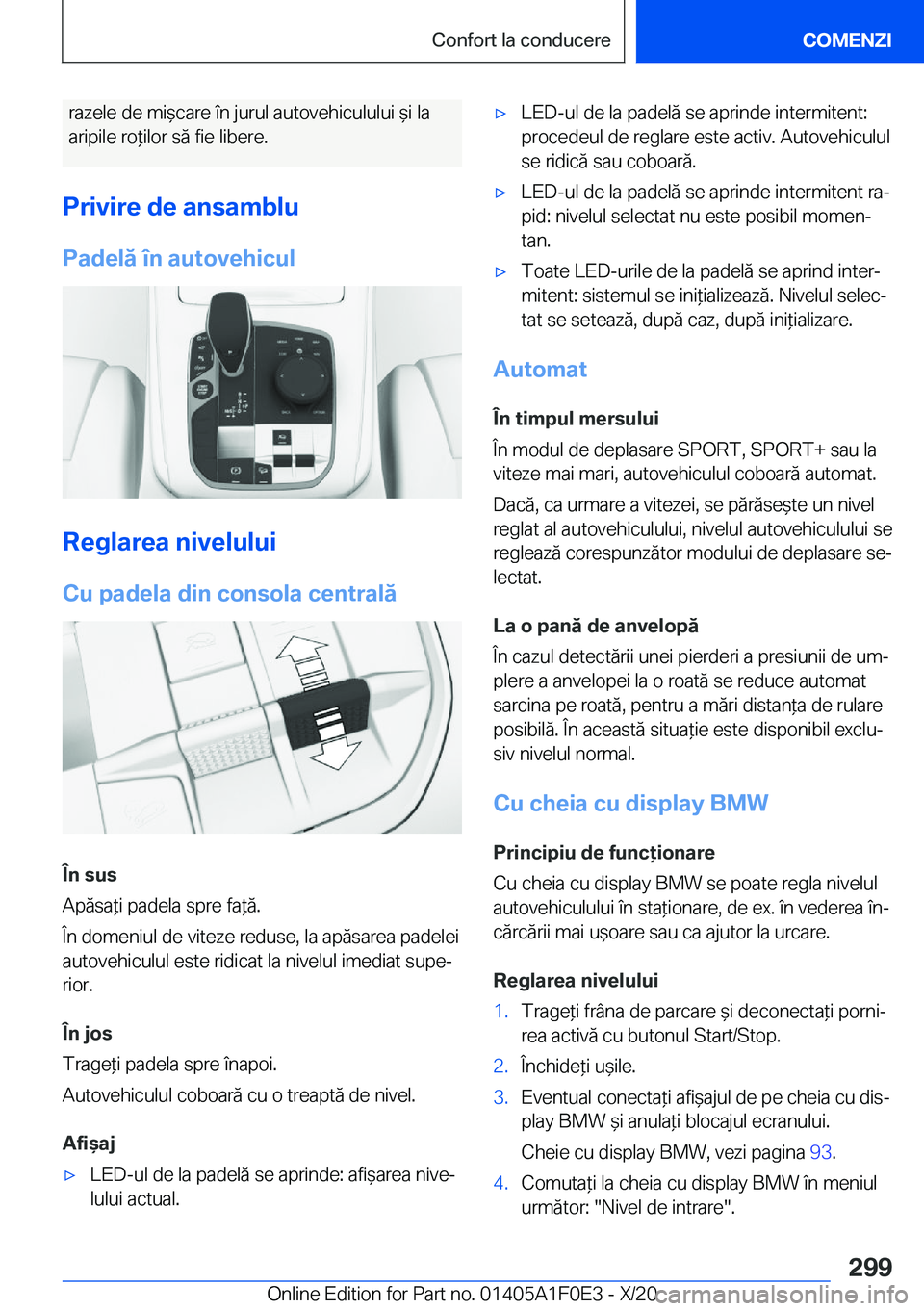 BMW X6 2021  Ghiduri De Utilizare (in Romanian) �r�a�z�e�l�e��d�e��m�i&�c�a�r�e��