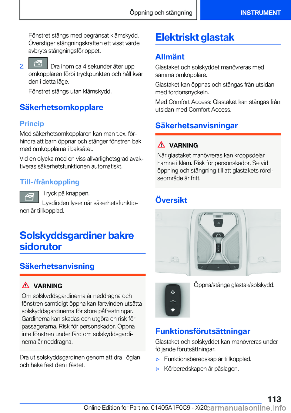BMW X6 2021  InstruktionsbÖcker (in Swedish) �F�
