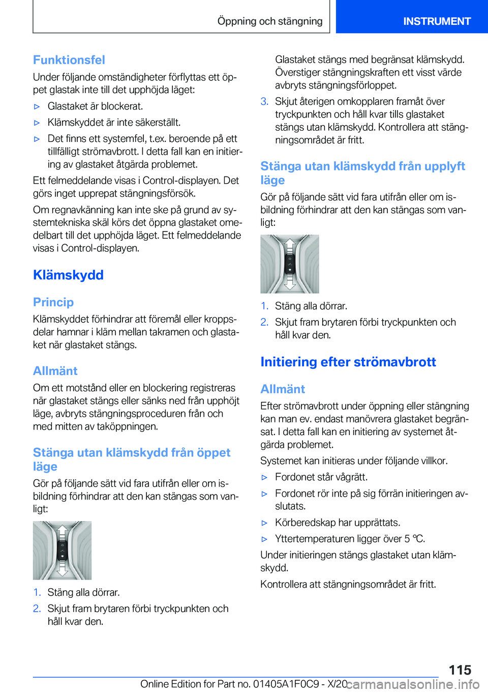 BMW X6 2021  InstruktionsbÖcker (in Swedish) �F�u�n�k�t�i�o�n�s�f�e�l�U�n�d�e�r��f�