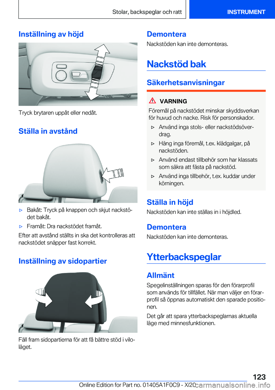 BMW X6 2021  InstruktionsbÖcker (in Swedish) �I�n�s�t�ä�l�l�n�i�n�g��a�v��h�