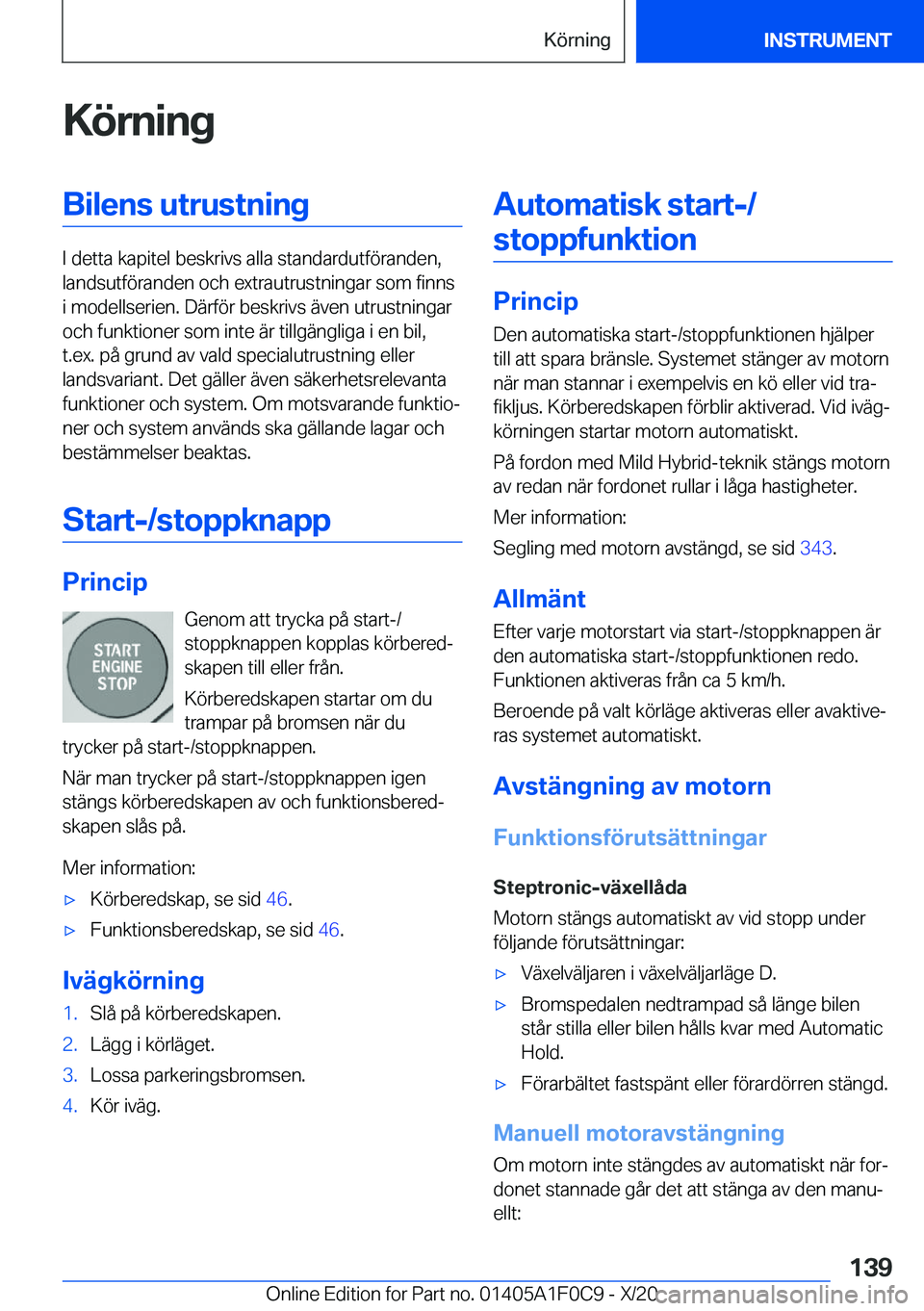 BMW X6 2021  InstruktionsbÖcker (in Swedish) �K�