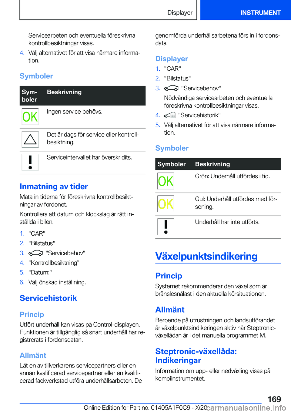 BMW X6 2021  InstruktionsbÖcker (in Swedish) �S�e�r�v�i�c�e�a�r�b�e�t�e�n��o�c�h��e�v�e�n�t�u�e�l�l�a��f�