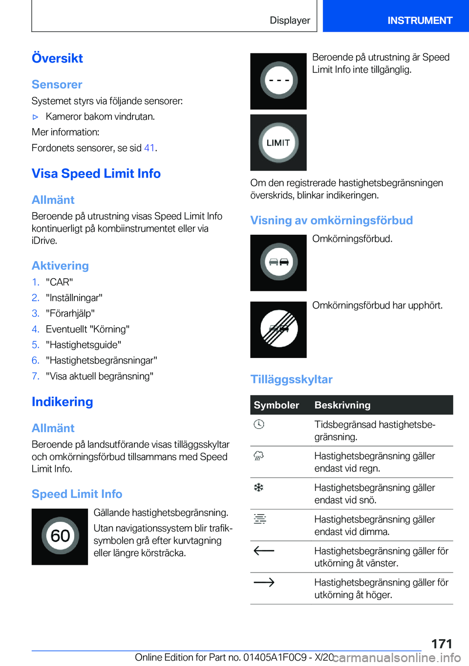 BMW X6 2021  InstruktionsbÖcker (in Swedish) �