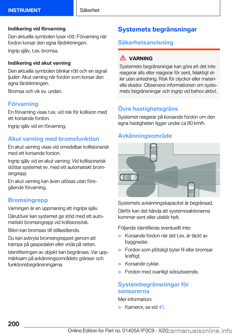 BMW X6 2021  InstruktionsbÖcker (in Swedish) �I�n�d�i�k�e�r�i�n�g��v�i�d��f�