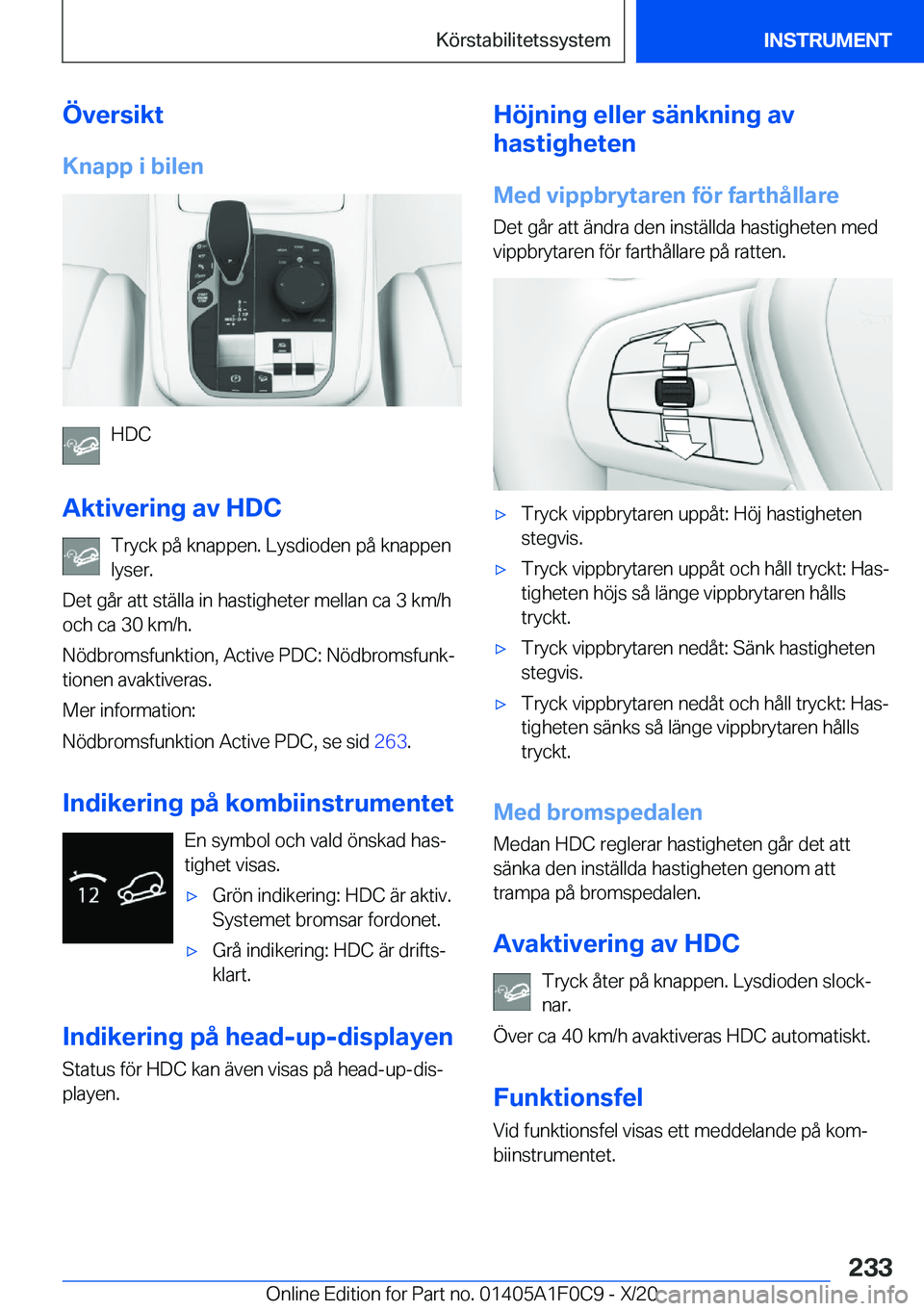 BMW X6 2021  InstruktionsbÖcker (in Swedish) �