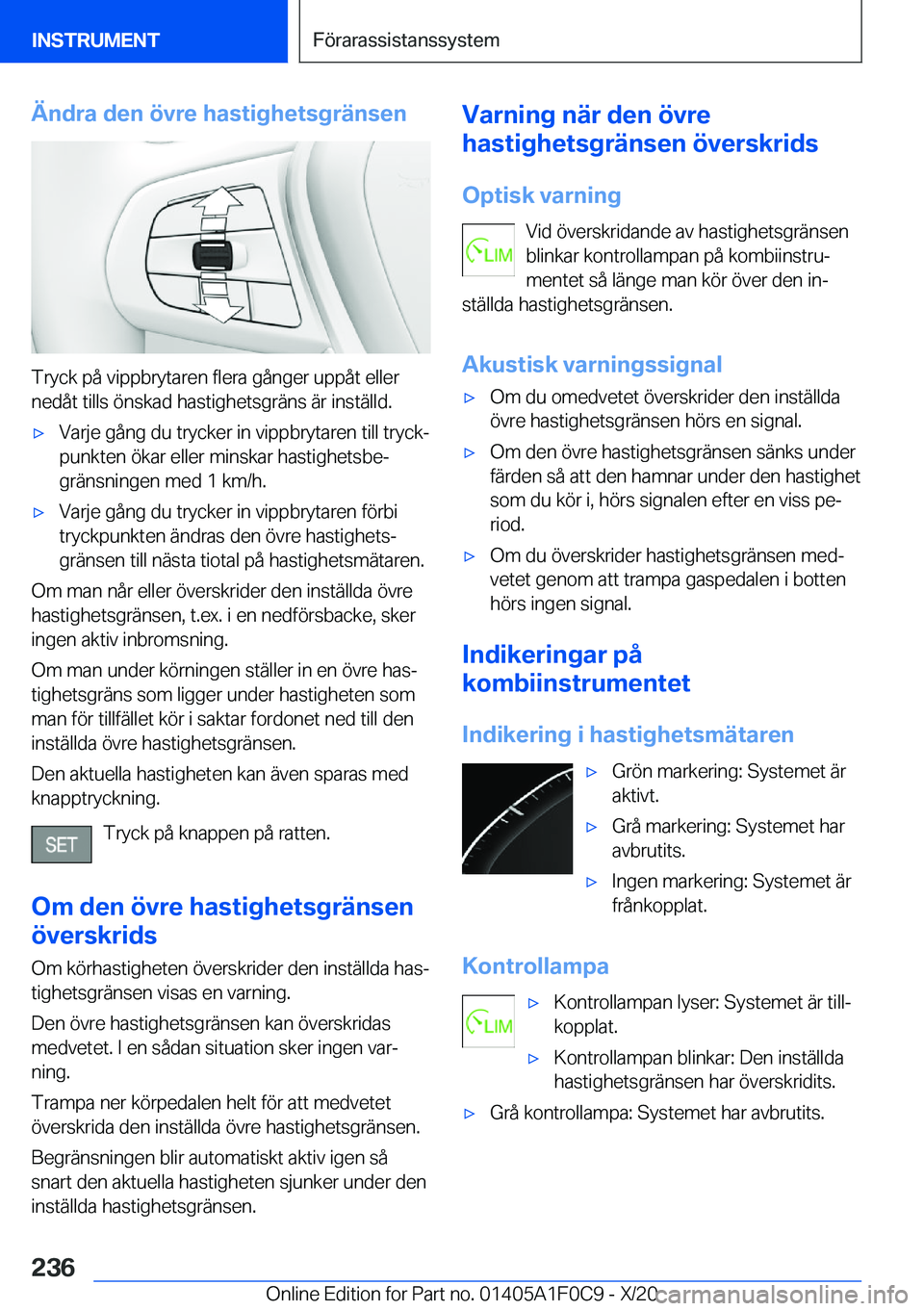 BMW X6 2021  InstruktionsbÖcker (in Swedish) �Ä�n�d�r�a��d�e�n��