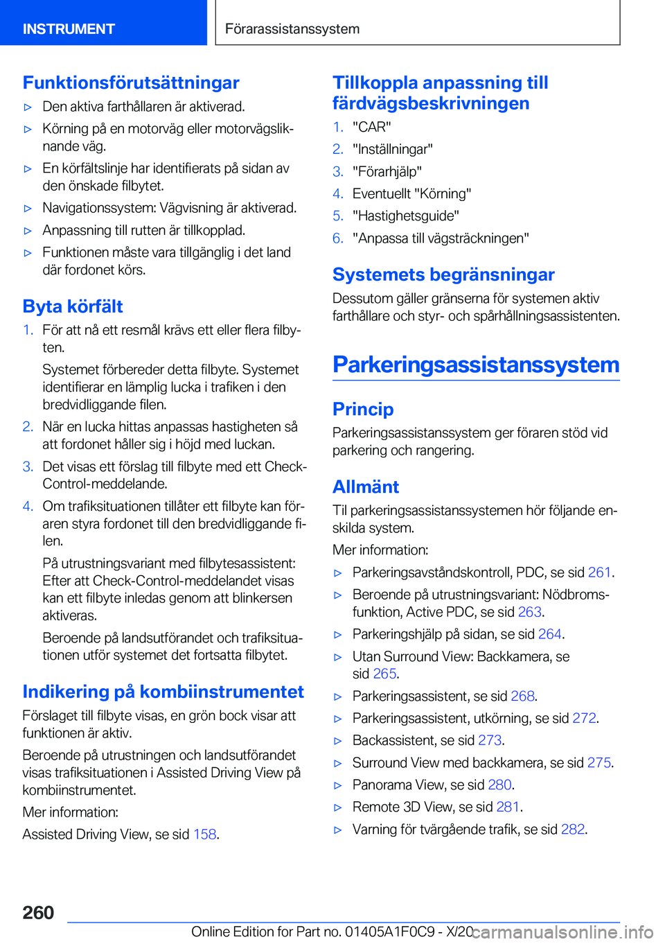 BMW X6 2021  InstruktionsbÖcker (in Swedish) �F�u�n�k�t�i�o�n�s�f�