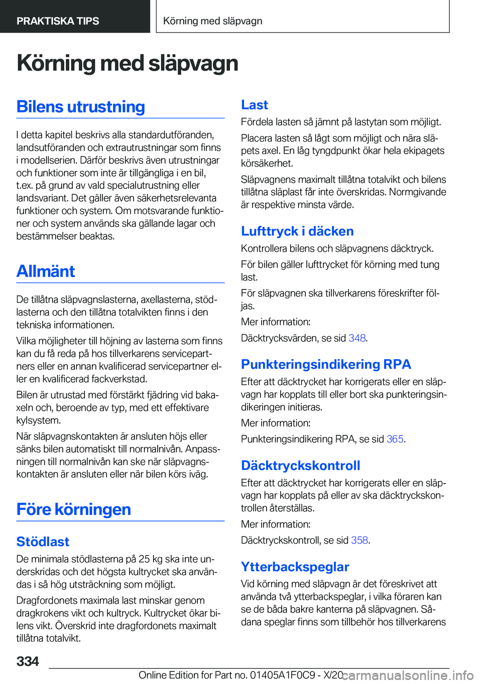 BMW X6 2021  InstruktionsbÖcker (in Swedish) �K�