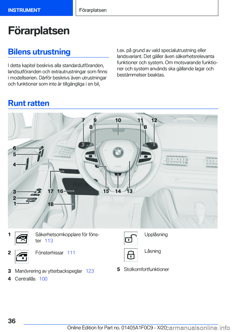 BMW X6 2021  InstruktionsbÖcker (in Swedish) �F�