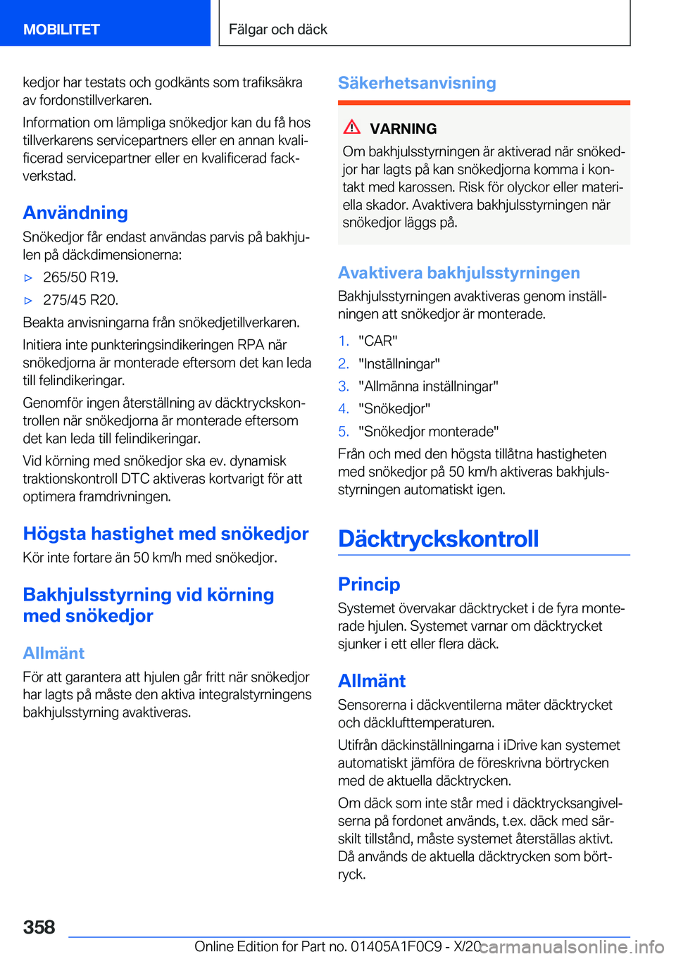 BMW X6 2021  InstruktionsbÖcker (in Swedish) �k�e�d�j�o�r��h�a�r��t�e�s�t�a�t�s��o�c�h��g�o�d�k�ä�n�t�s��s�o�m��t�r�a�f�i�k�s�ä�k�r�a�a�v��f�o�r�d�o�n�s�t�i�l�l�v�e�r�k�a�r�e�n�.
�I�n�f�o�r�m�a�t�i�o�n��o�m��l�ä�m�p�l�i�g�a��s�n�