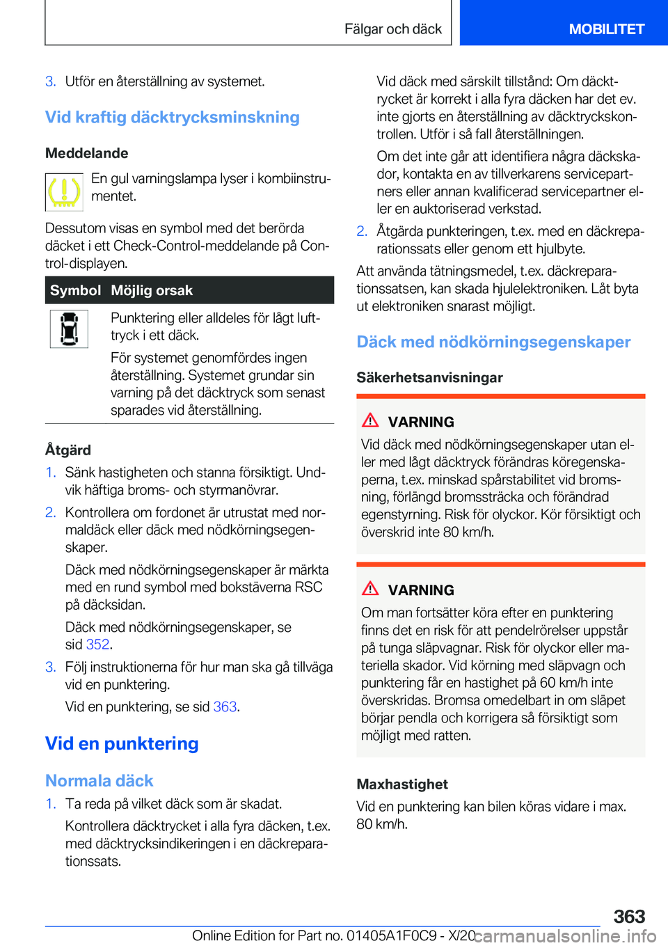BMW X6 2021  InstruktionsbÖcker (in Swedish) �3�.�U�t�f�