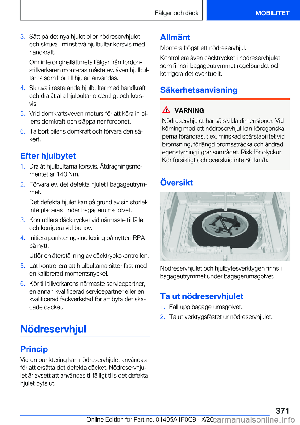 BMW X6 2021  InstruktionsbÖcker (in Swedish) �3�.�S�ä�t�t��p�å��d�e�t��n�y�a��h�j�u�l�e�t��e�l�l�e�r��n�