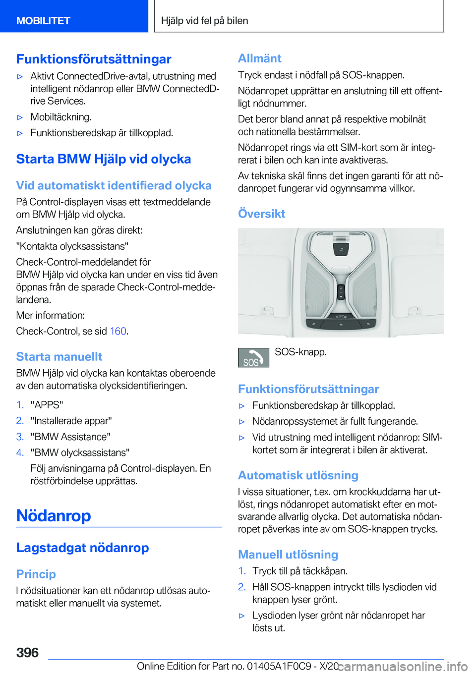 BMW X6 2021  InstruktionsbÖcker (in Swedish) �F�u�n�k�t�i�o�n�s�f�