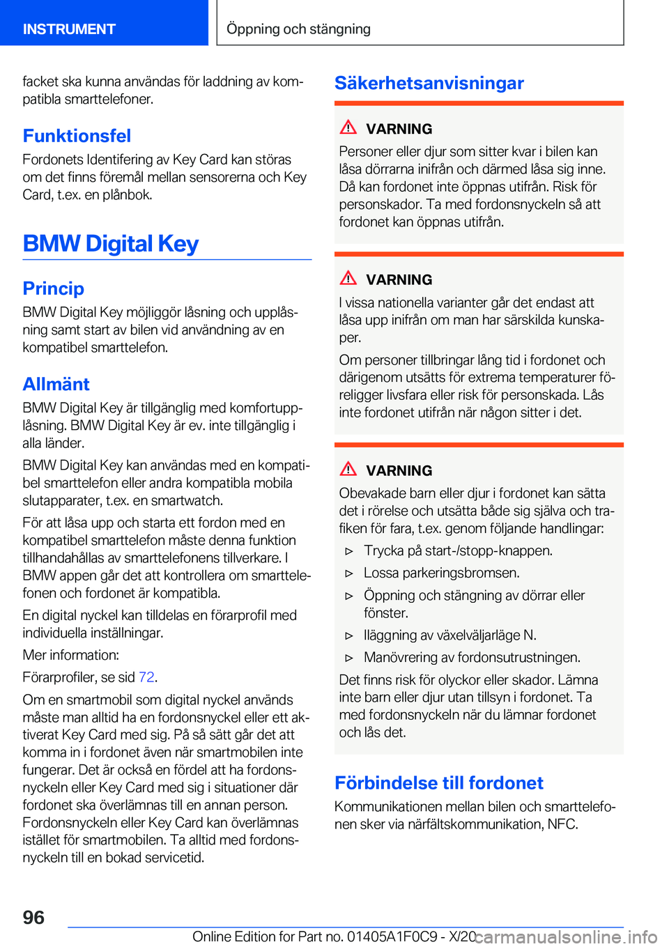 BMW X6 2021  InstruktionsbÖcker (in Swedish) �f�a�c�k�e�t��s�k�a��k�u�n�n�a��a�n�v�ä�n�d�a�s��f�