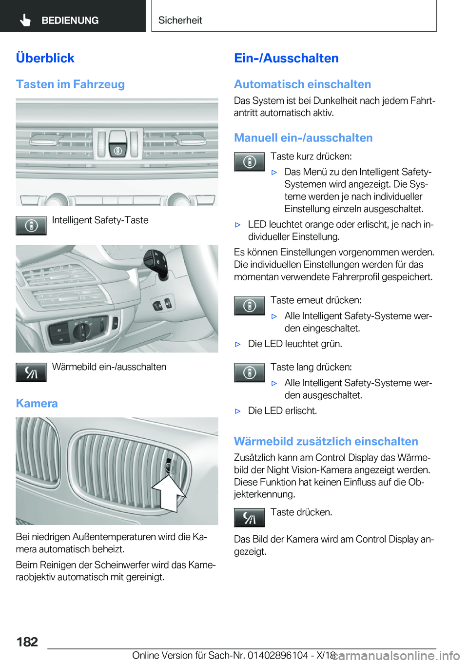 BMW X6 2019  Betriebsanleitungen (in German) �