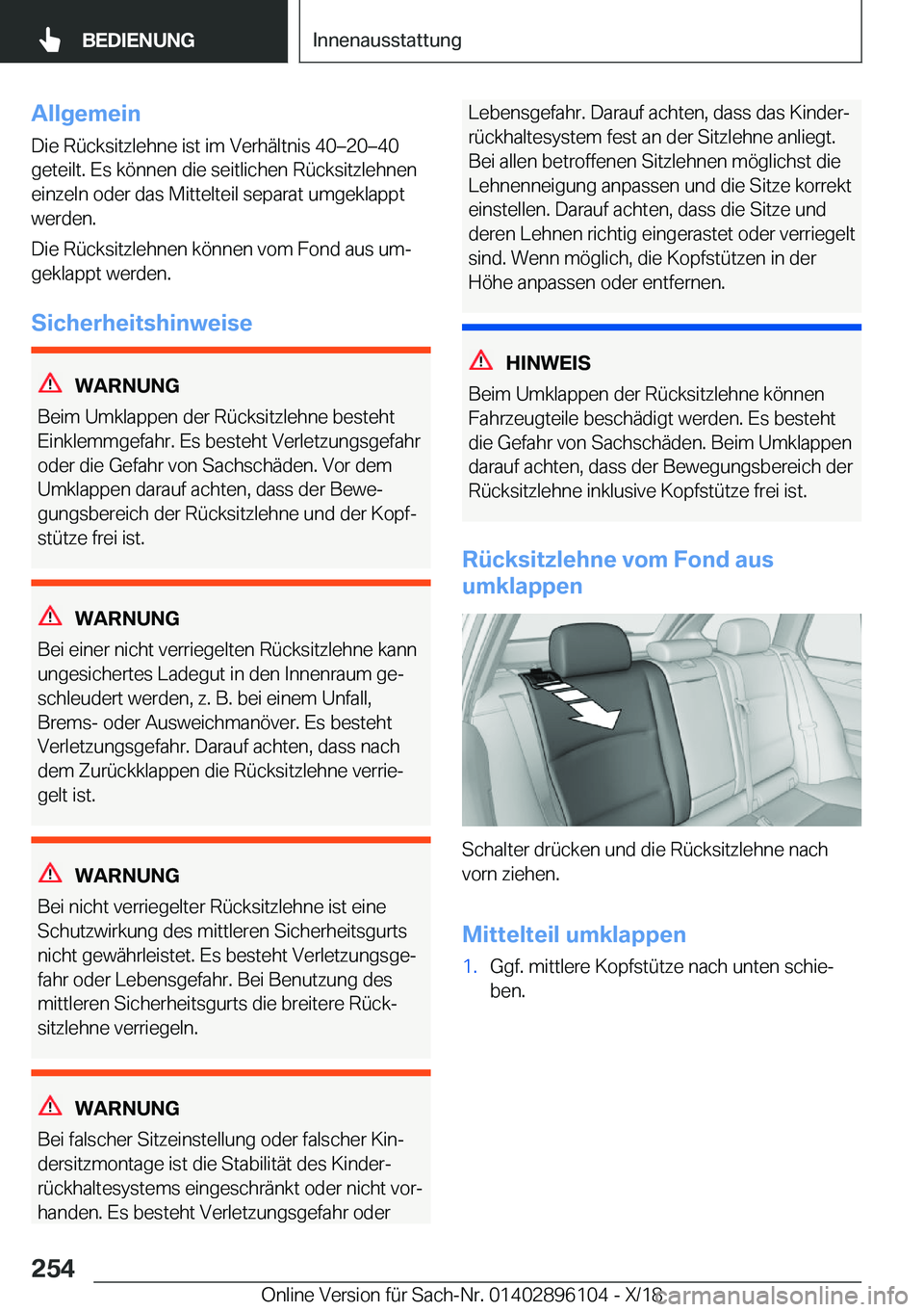 BMW X6 2019  Betriebsanleitungen (in German) �A�l�l�g�e�m�e�i�n�D�i�e��R�