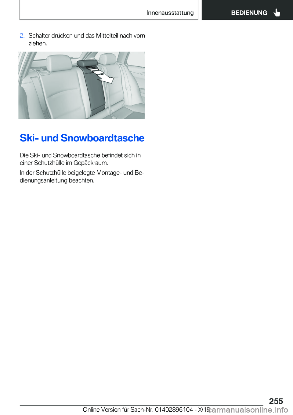 BMW X6 2019  Betriebsanleitungen (in German) �2�.�S�c�h�a�l�t�e�r��d�r�